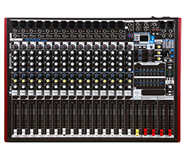 8路/12路/16路模拟调音台 ZED系列