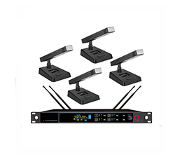 锂电无线一拖四会议话筒BK-8924